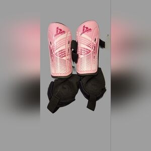 Girl's Pink Soccer Shin Guards